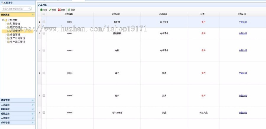 JAVA生产管理ERP系统ERP源码 制造管理ERP源码