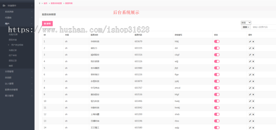 策略配资网站源码系统