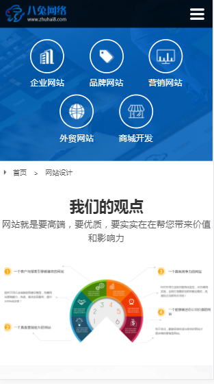 【免费搭建】自适应帝国cms 7.5大气高科技感网站建设企业模板 自适应建站公司网站源码
