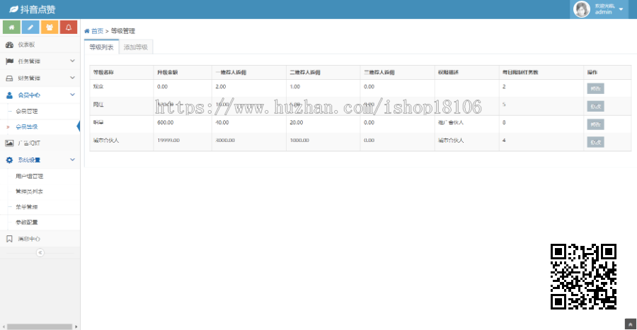 Thinkphp抖音快手点赞任务系统源码 修复美化版源码