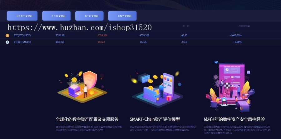 Bit交易所 币币交易 内置OTC场外C2C交易 