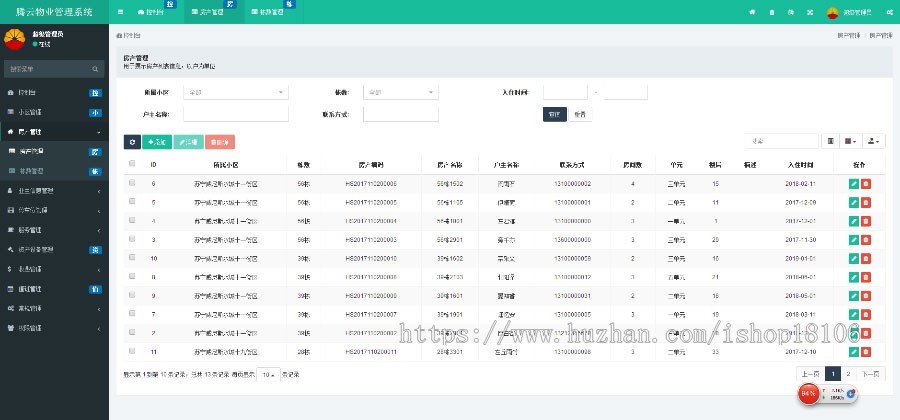 ThinkPHP5多小区物业管理系统稳定版整站源码 