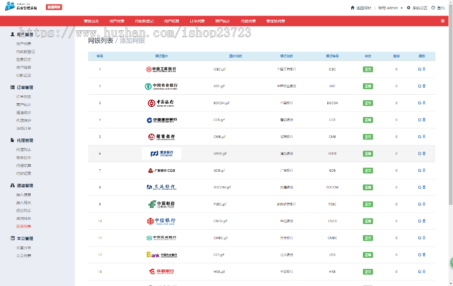 国富通支付，完整运营级，代收款模式，代理商模式