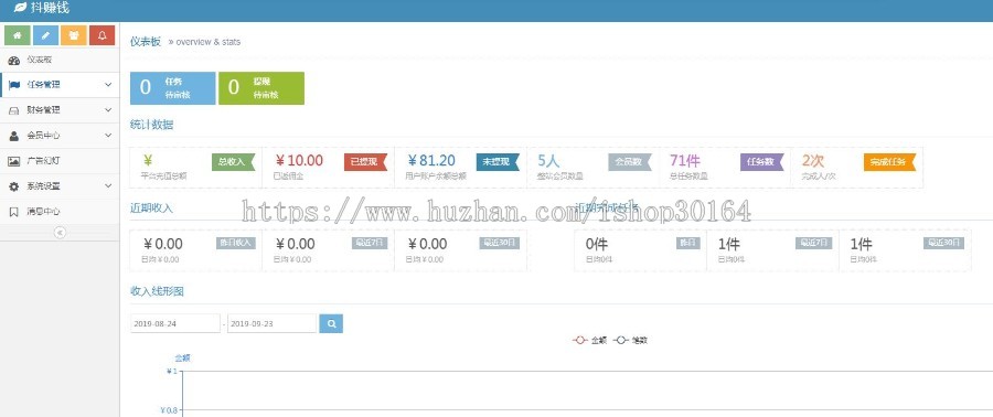 Thinkphp核心ui美化版开源抖音快手点赞任务系统 亲测完美运营