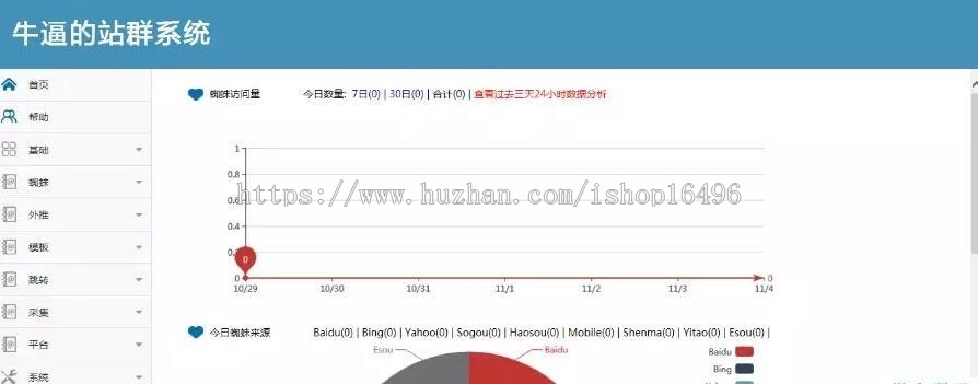 2019新站群优化超级蜘蛛池网站源码 引流必备 可出售后台 自动采集 支持外推