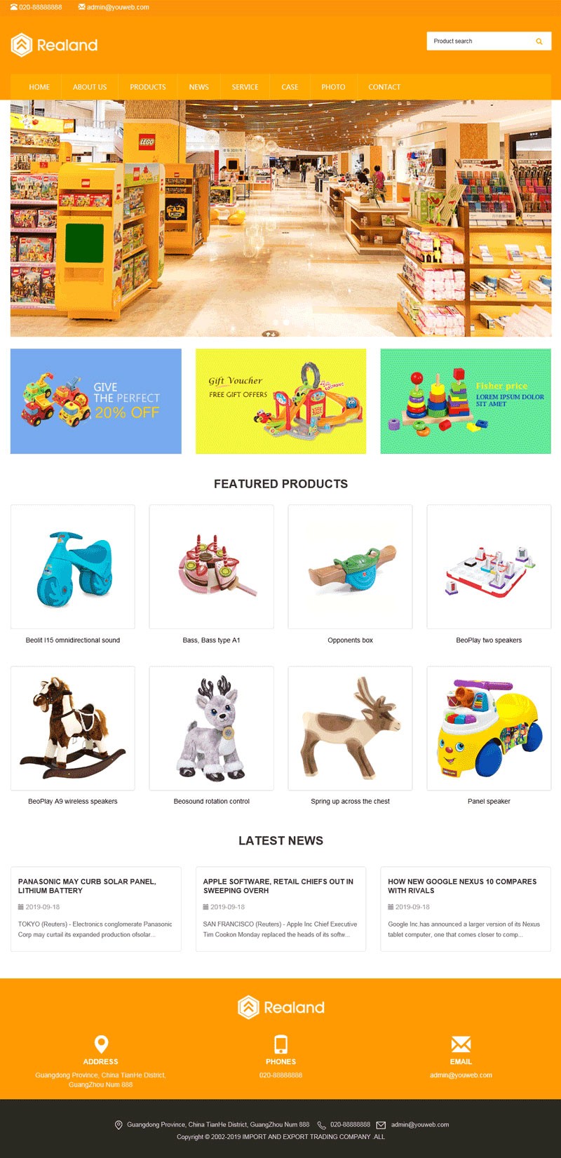 响应式食品百货英文外贸类网站织梦模板自适应手机端 外贸网站模板