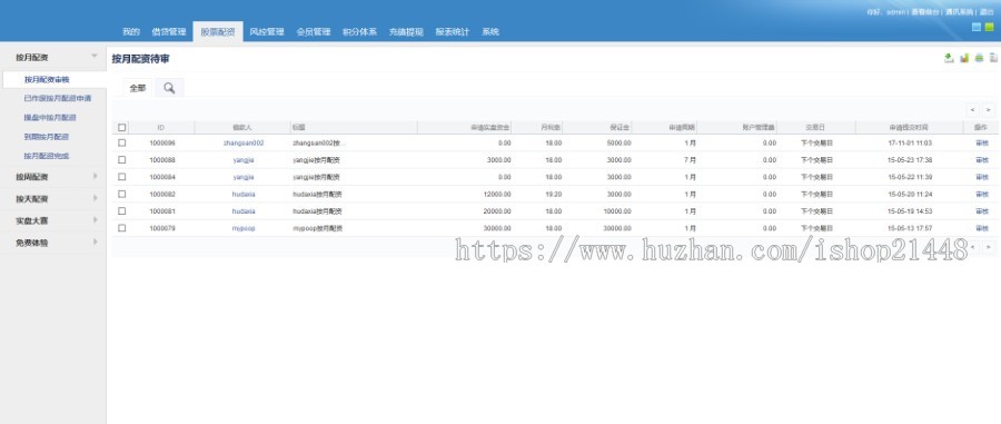 互联网金融企业配资网站源码