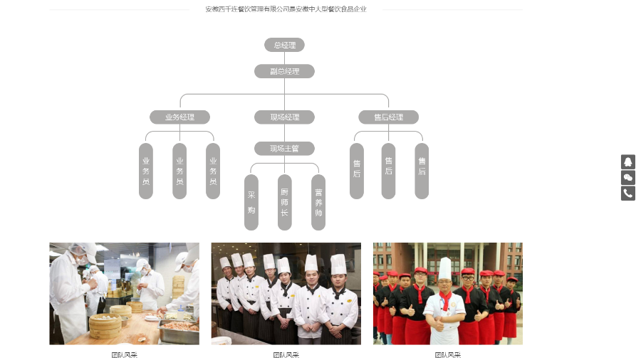 餐饮管理公司加盟企业类网站源码