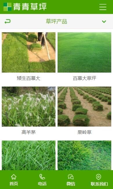 互站5000保证：带演示苗木草坪种植类网站源码绿化草坪植被网站织梦模板带手机