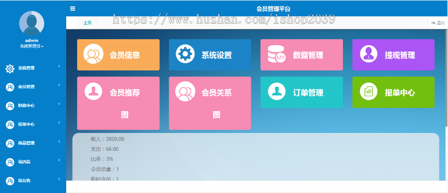 thinkphp商品消费双轨直销会员管理系统碰层碰无直推团队直销系统源码