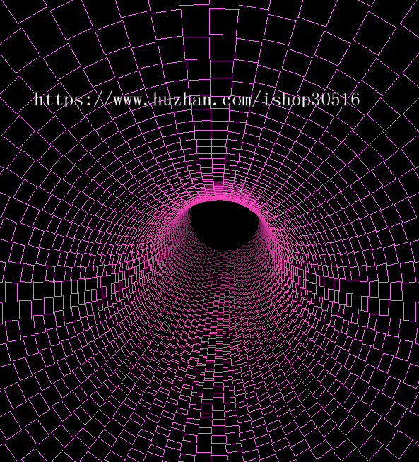 科幻炫酷的带音乐时空隧道特效背景动画个人单页动态粒子源码