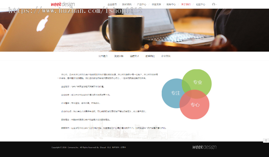 【整站源码】discuz高端网络公司网站源码程序 网络公司论坛 