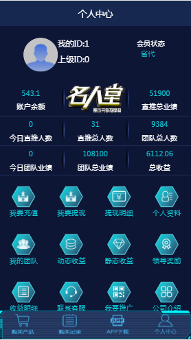 投资理财复利分红商城收益系统源码 WAP自适应手机版 
