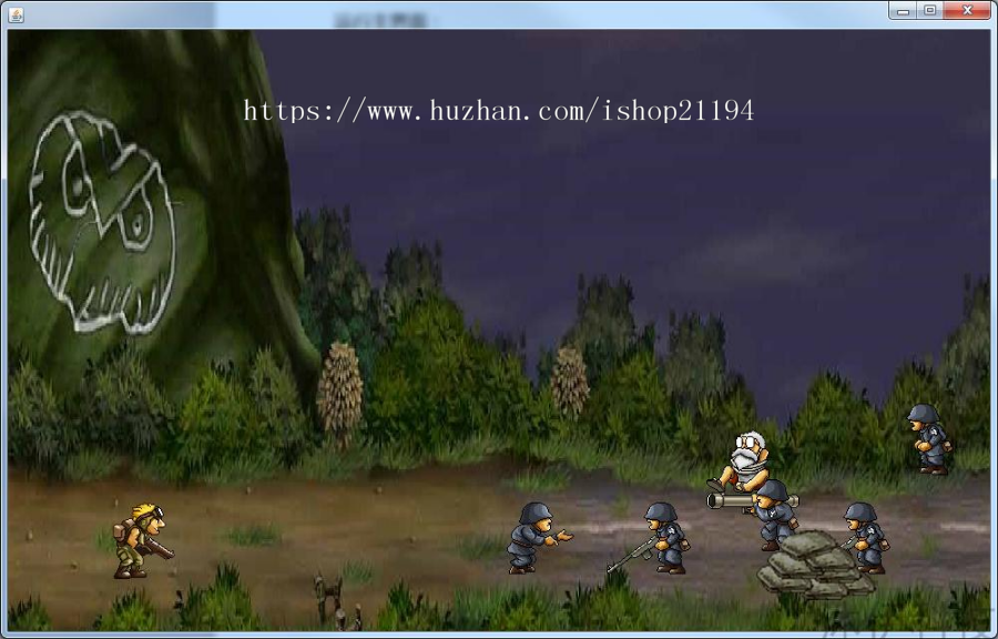 Java swing实现的合金弹头小游戏源码附带导入视频教程