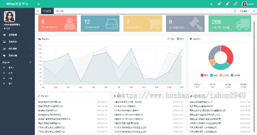 NFine快速开发框架源码 基于C#语言的极速WEB+ORM框架源码 