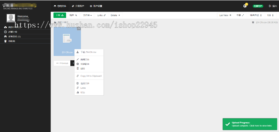 php网盘 收费会员 账户收费 商业网盘程序