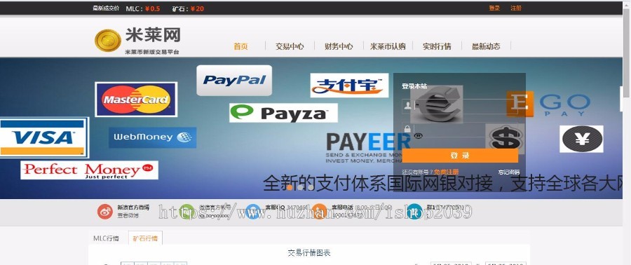 PHP认购币交易平台源码（thinkphp）