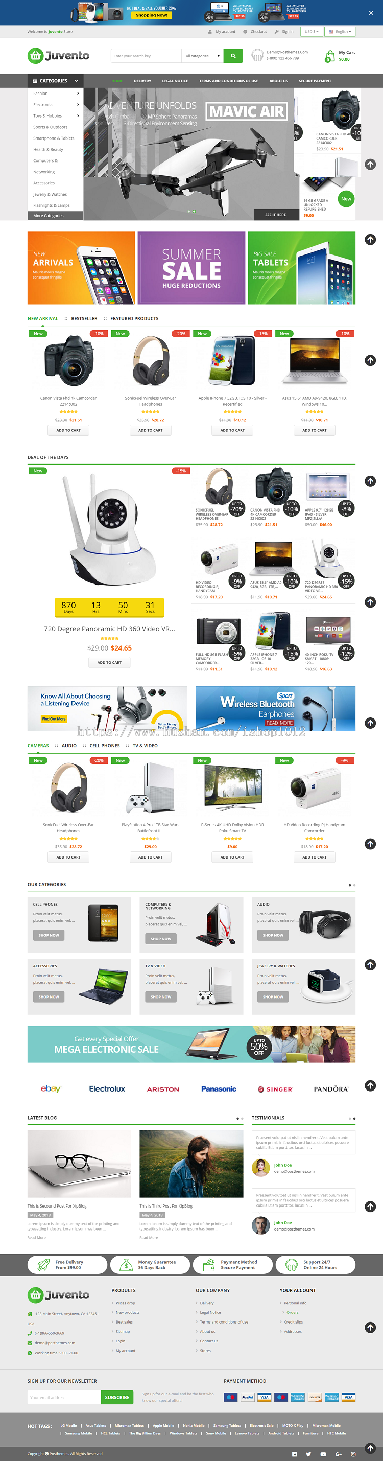 Prestashop主题 Prestashop模板 Juvento v1.7.x