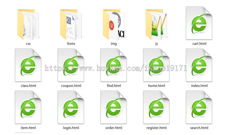 海淘商城移动电商购物网APP前端静态模板页面源码H5基于Bootstrap