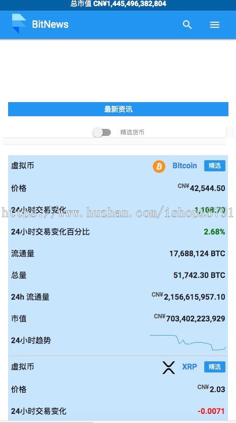 虚拟币行情系统源码,自动同步2000种虚拟币