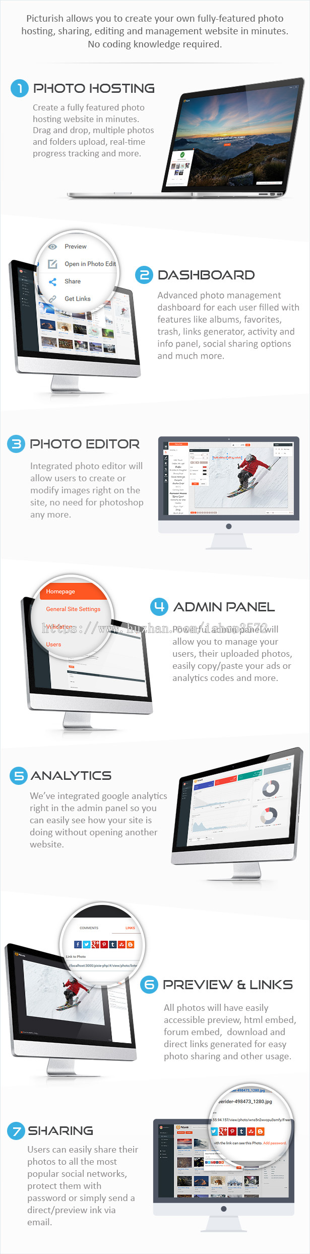 图片外链网站源码、图片托管网站系统、图片编辑、分享网站系统