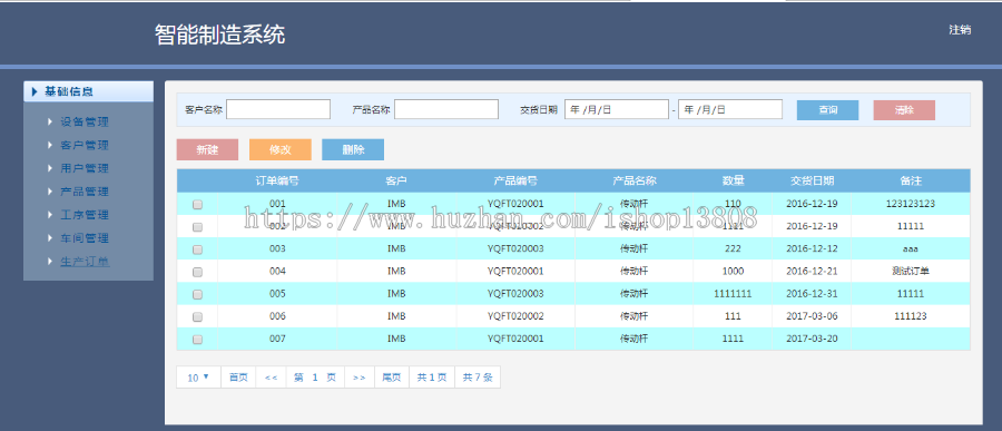 Java 基于SSM的智能制造系统源码+数据库