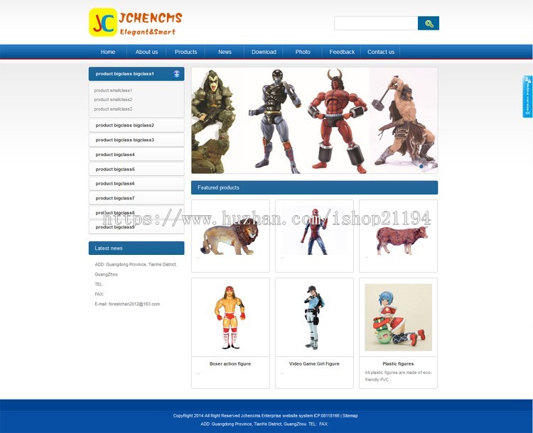 高级英文宽屏外贸通用企业网站模板PHP源码带后台定制seo静态html 