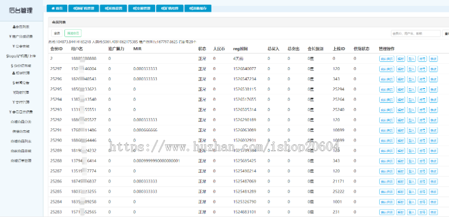 全新版矿工世界区块链网站源码 商城+虚拟币+聊天系统,GEC,挖矿,云矿机挖矿源码