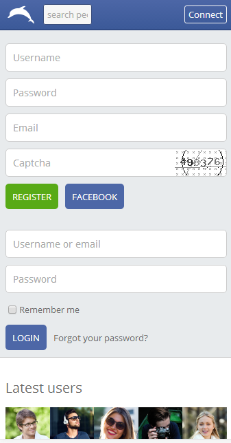 仿Facebook经典社交聊天交友源码