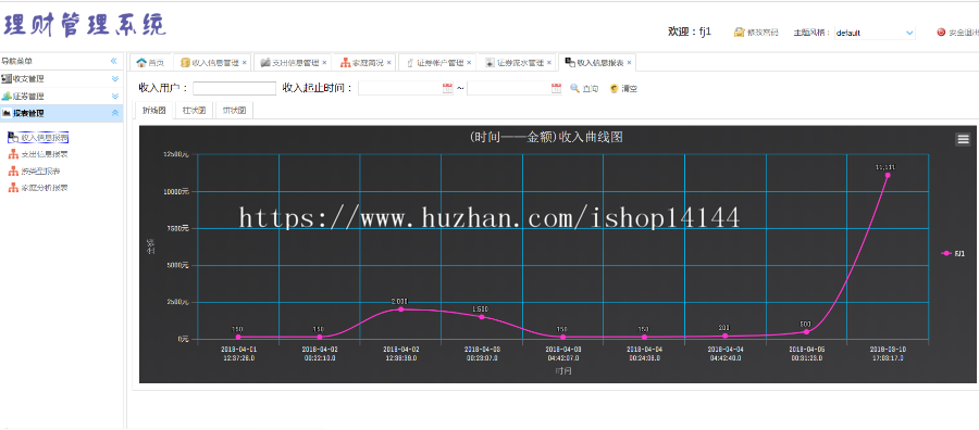 java ssm家庭理财管理系统源码财务管理系统源码