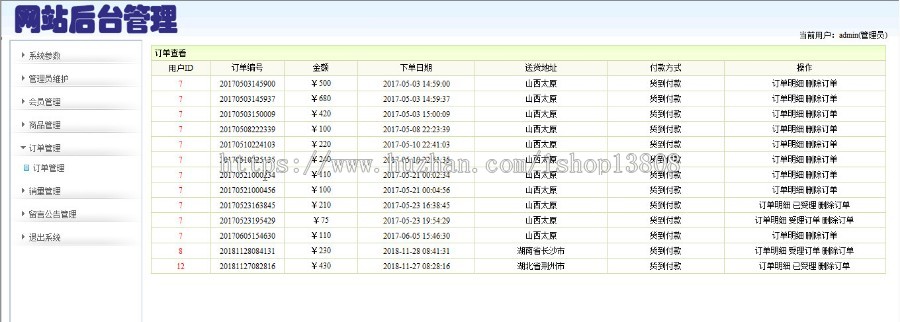 Java 网上体育商城的设计与实现源码+数据库+文档论文+_项目辅导视频