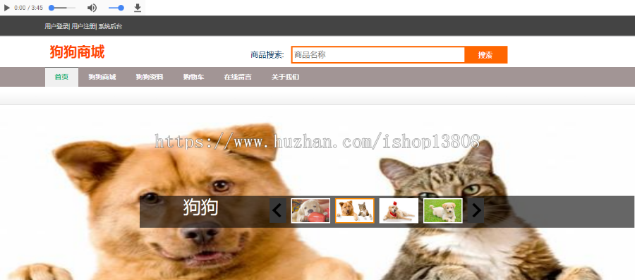 JAVA SSH 宠物管理系统实现源码+数据库+论文文档+项目视频