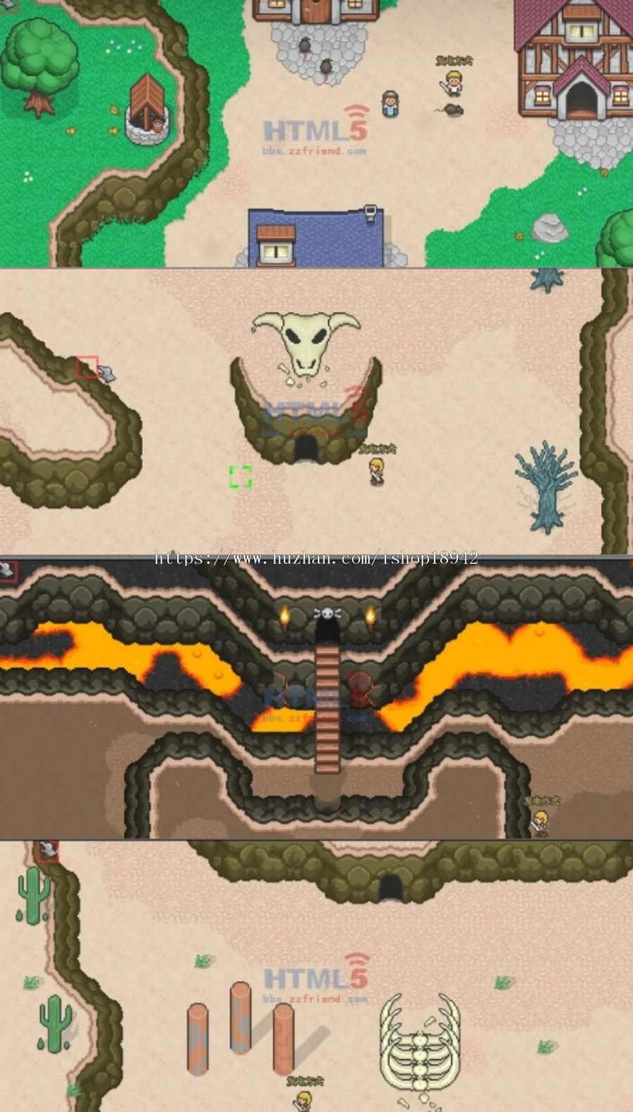 HTML5多人联机网游《BrowserQuest》游戏源码 