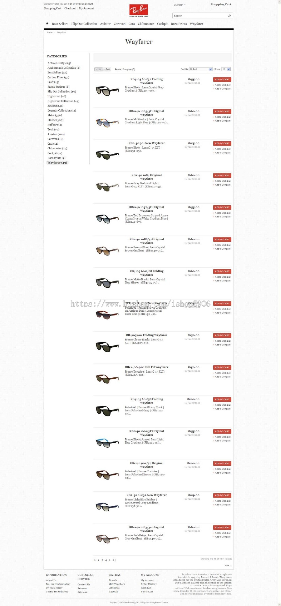 Opencart 1.5.13整站数据 外贸眼镜购物商城整站源码和数据打包 