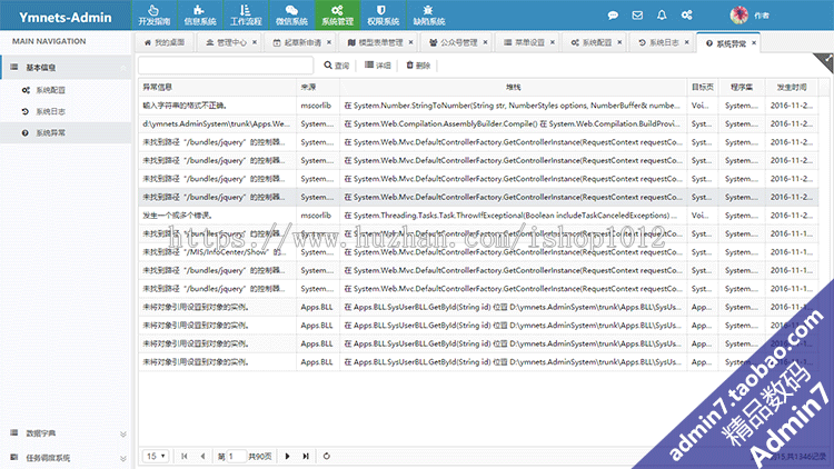 ASP.NET+MVC5+EF6+EasyUI+通用权限管理系统源代码 .net框架源码