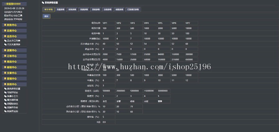 19年全新拆分盘股权源码|股票|拆分|推荐奖|对碰奖|领导奖|见点奖|报单极差带商城