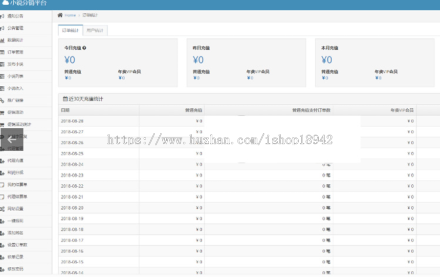 微信小说分销源码 基于ThinkPHP框架开发
