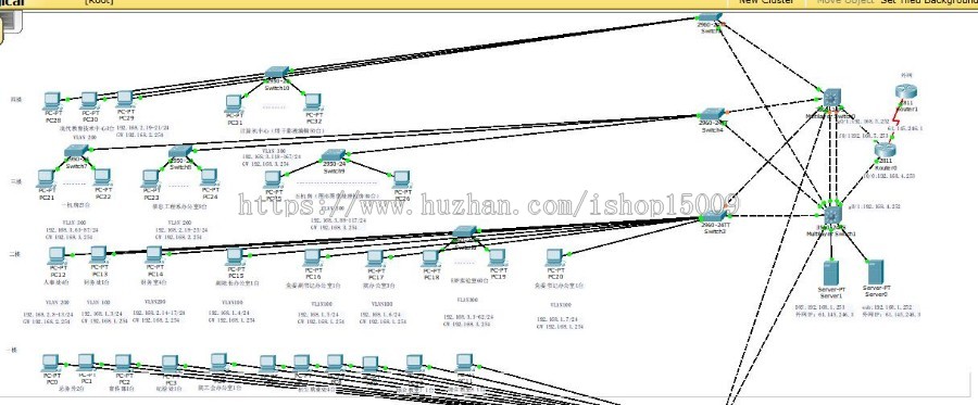 【思科实例】校园网络规划一（文档和PKT文件）局域网作业.csdn.pudn毕业设计思科实例 
