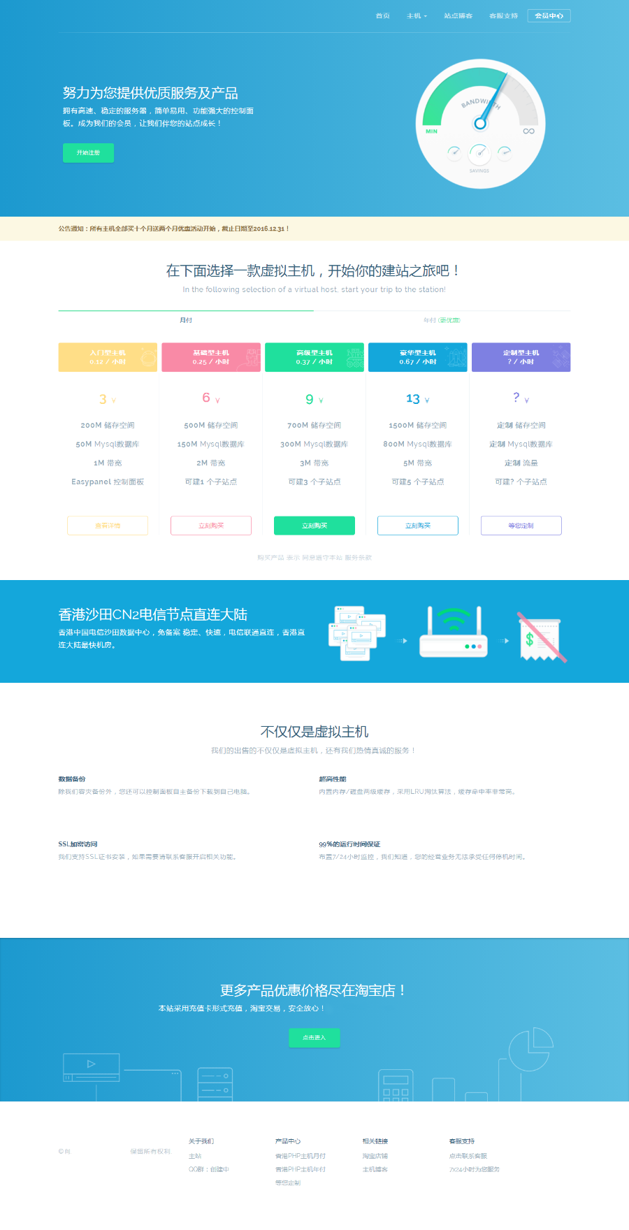 安装2019赚钱模式虚拟主机销售网源码搭建就能无成本开通空间IDC销售的空间商