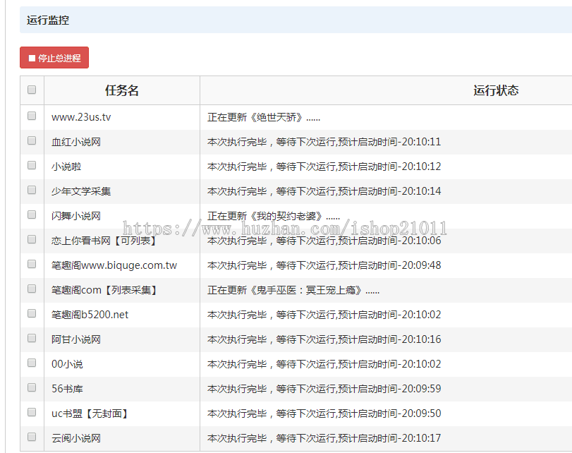 ptcms小说源码全自动采集无需人工管理送很多采集规则，持续更新