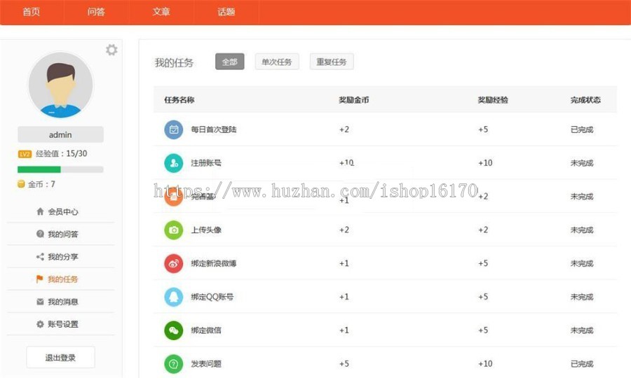 Thinkphp3.2问答社区系统源码 
