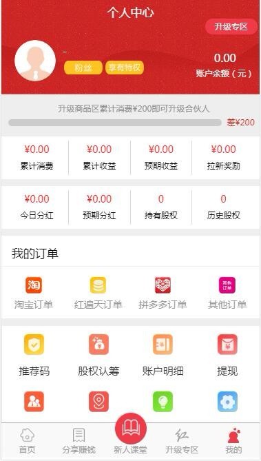 红遍天源码,仿红人装模式系统,好推客模式系统