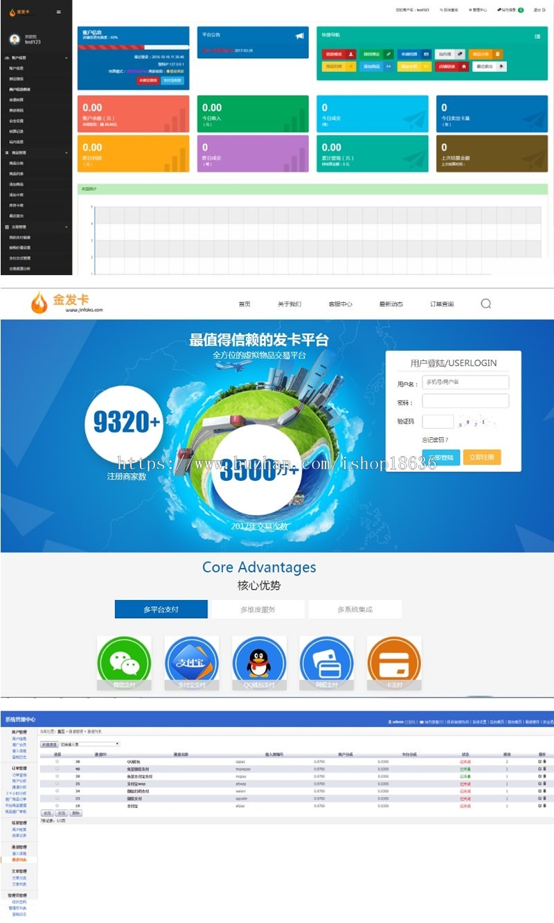 金发卡企业级发卡平台源码,运营级发卡平台源码