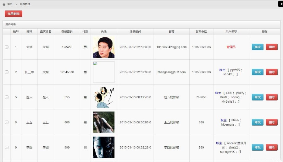 Java web struts mysql实现的论坛bbs系统项目源码 设计 附教程