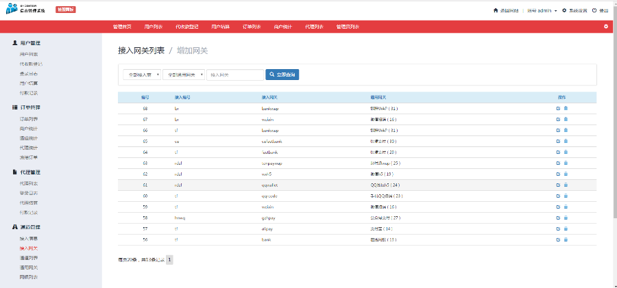 2019第三方API第平台程序源码完整开源全套完美运营版聚合支付平台源码