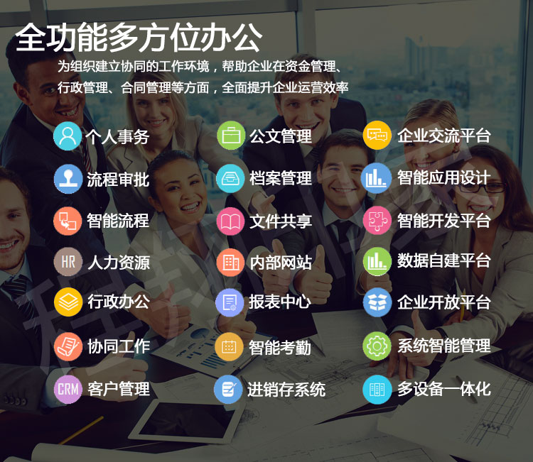 通通达OA办公系统全功能无限制源码CRM ERP HR 微信钉钉APP可定制