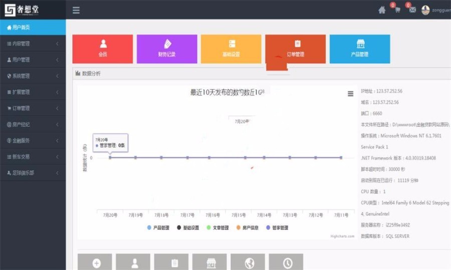 在线投资金融理财平台源码(PC+手机版)