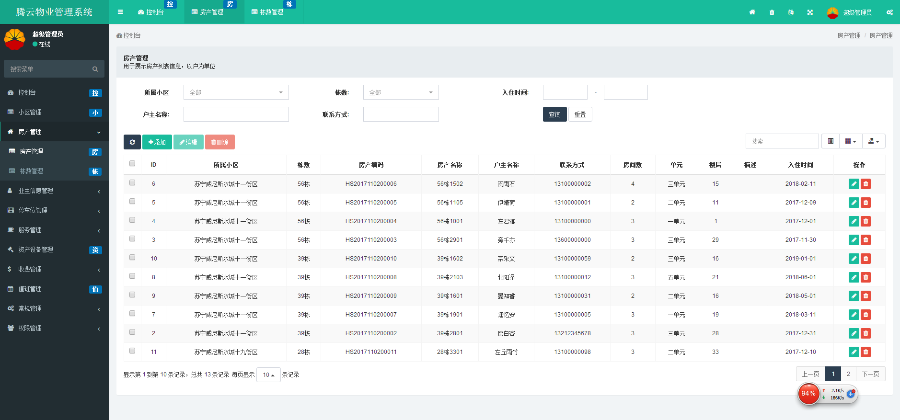 ThinkPHP5多小区物业管理系统源码PHP物业管理系统(多小区支持)