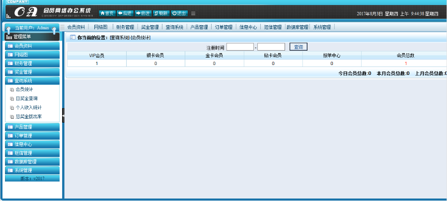 PHP企业级直销会员管理系统源码带完整文档 OA会员网络办公源码