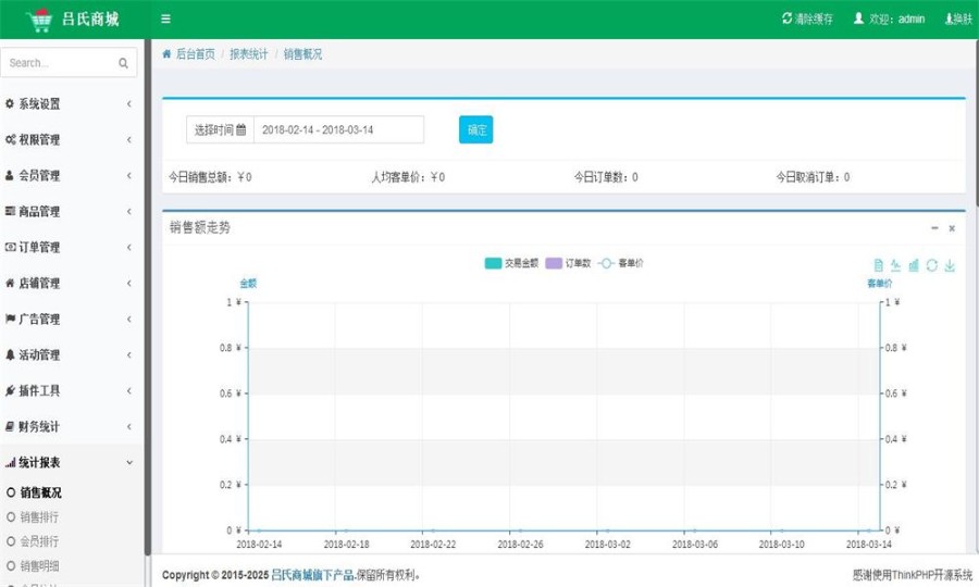 Thinkphp多商户微信小程序商城源码PC+手机wap 